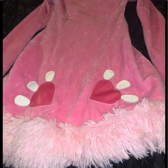 Vtg Josie Loves J Valentine Blushybear Costume Dress with hood & claws!! 💖 - Picture 11 of 16